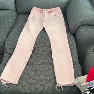 Lucky Brand Light Pink Skinny Jeans